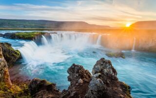 Iceland Godafoss School Trip